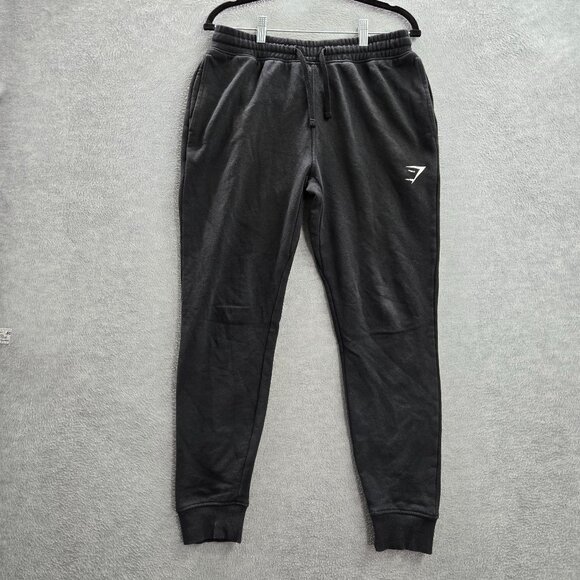 Gymshark Other - Gymshark Men Activewear Pants Small‎ Black Jogger Logo Embroidered